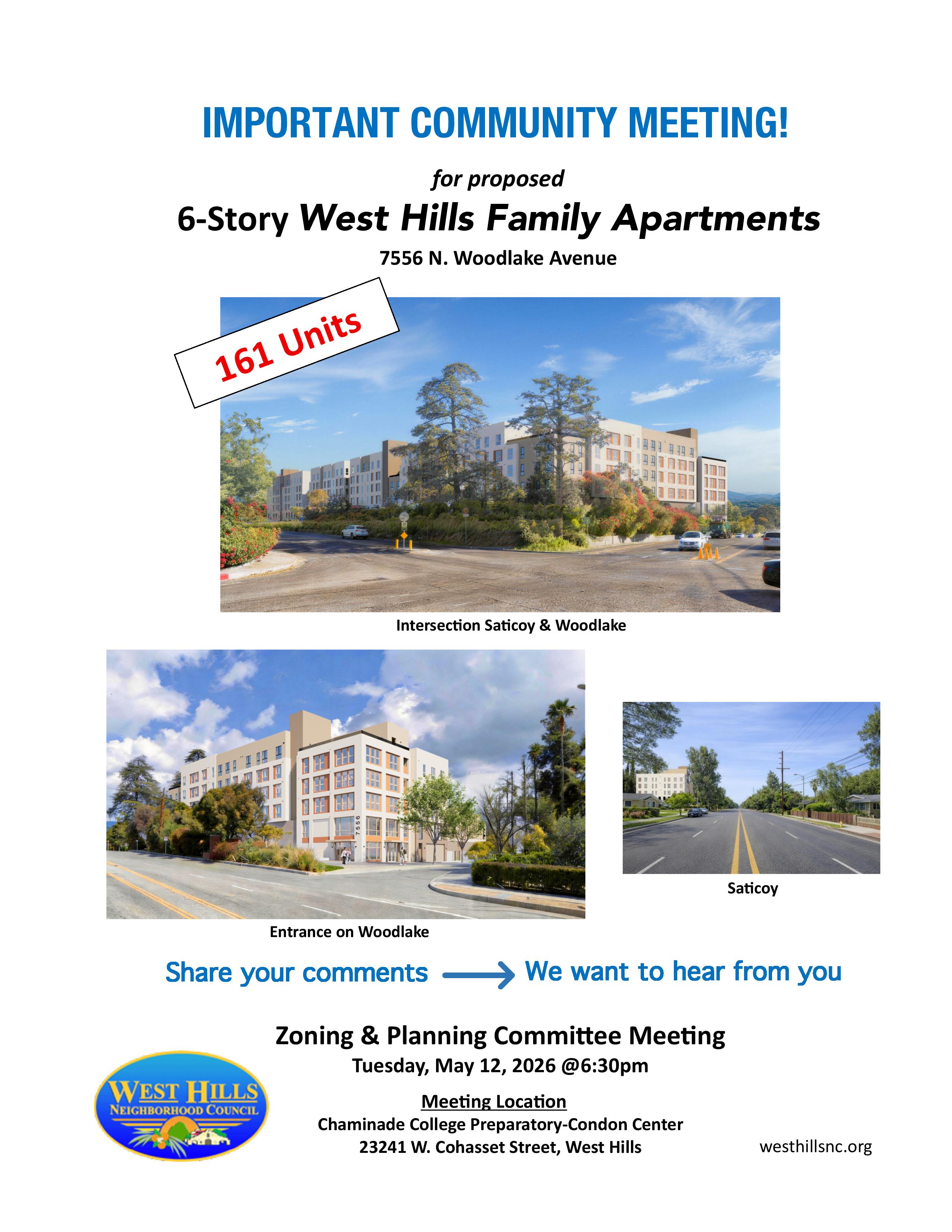 Please attend May 12  Zoning & Planning Committee Meeting!