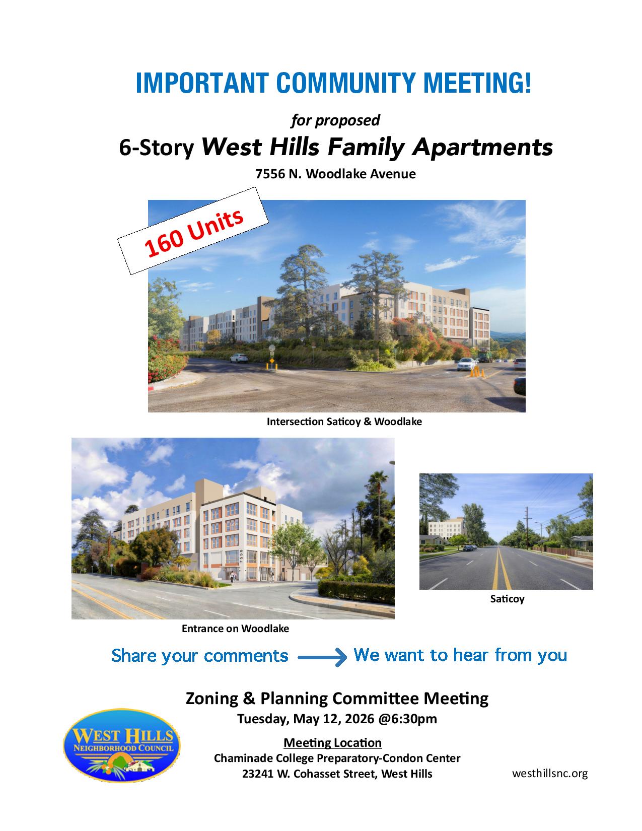 Please attend May 12  Zoning & Planning Committee Meeting!